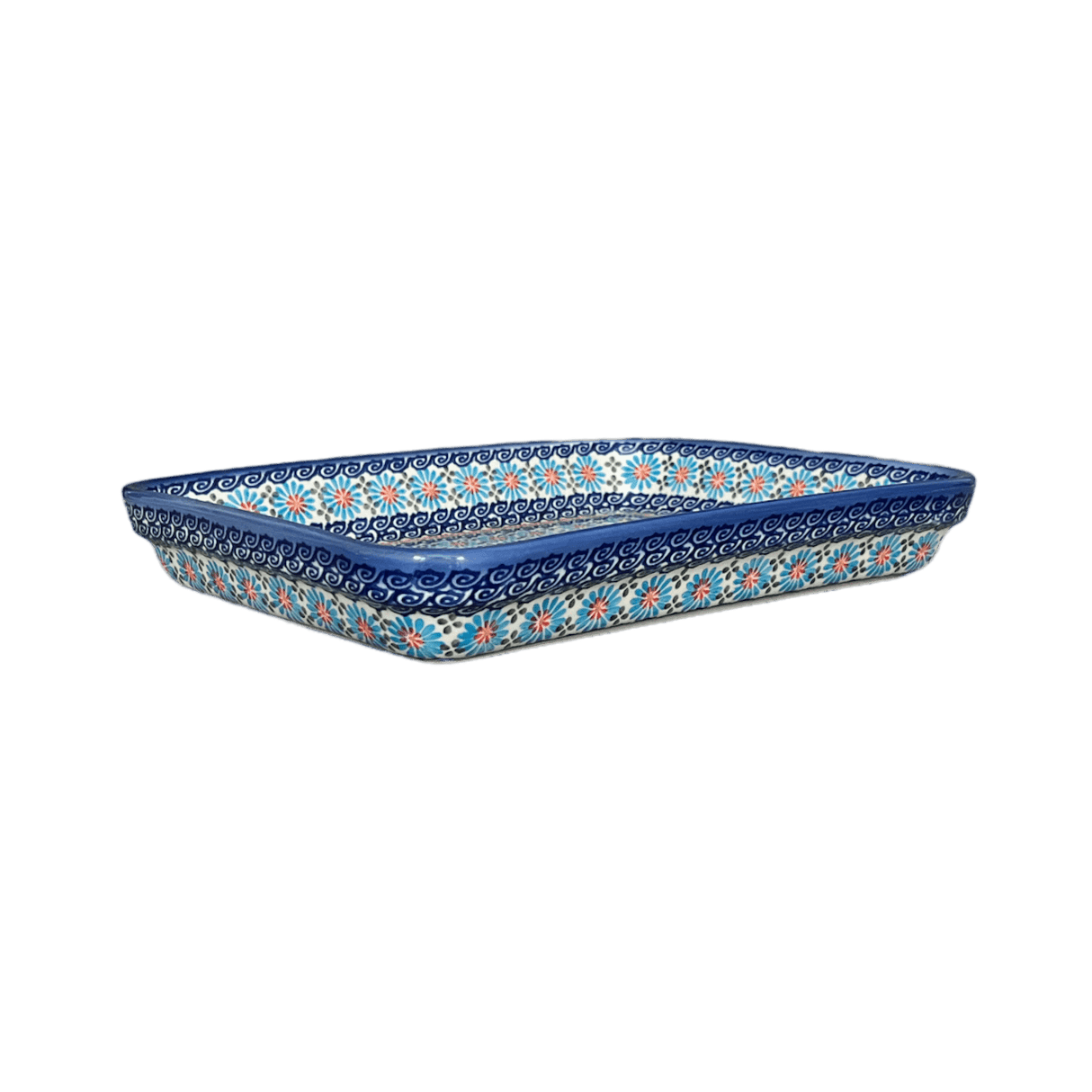 Baker, Rectangular, 9" x 11.5" in "Daisy Waves" by Andy | NDA127-3