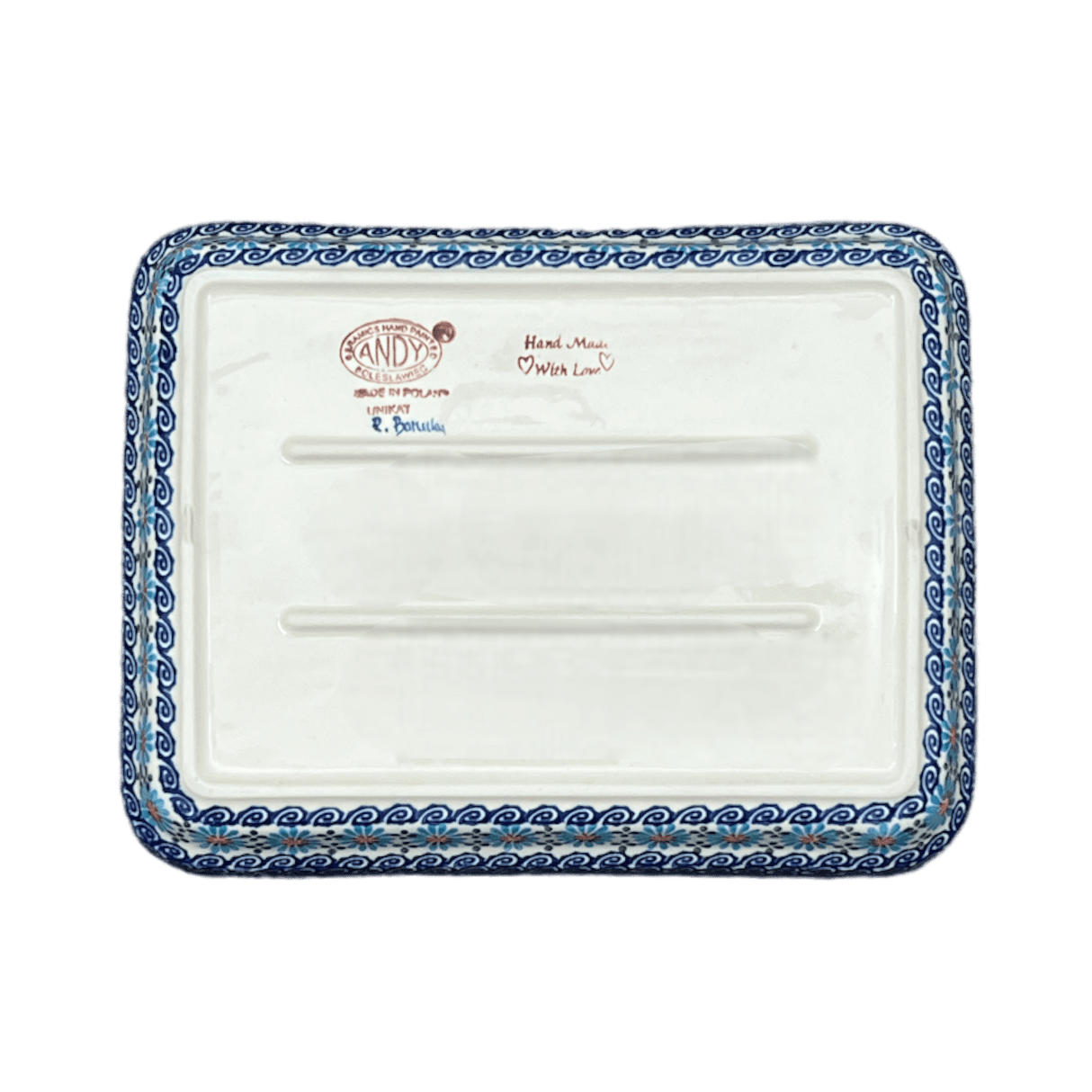 Baker, Rectangular, 9" x 11.5" in "Daisy Waves" by Andy | NDA127-3