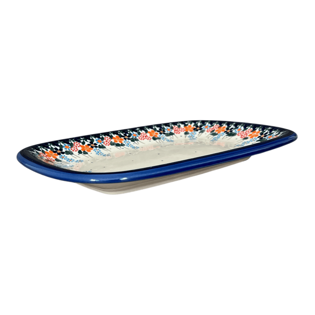 Tray, Serving, 8" x 11" in "Fall Wildflowers" by Andy | NDA154-23