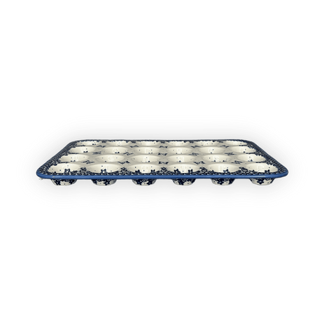 Muffin Pan, 24 Cup Mini, 17" x 11.25" in "Butterfly Blues" by Andy | NDA168-17