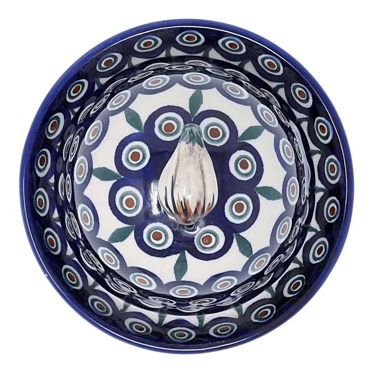 Baker, Garlic, 4" in "Peacock" by Andy | NDA17-43