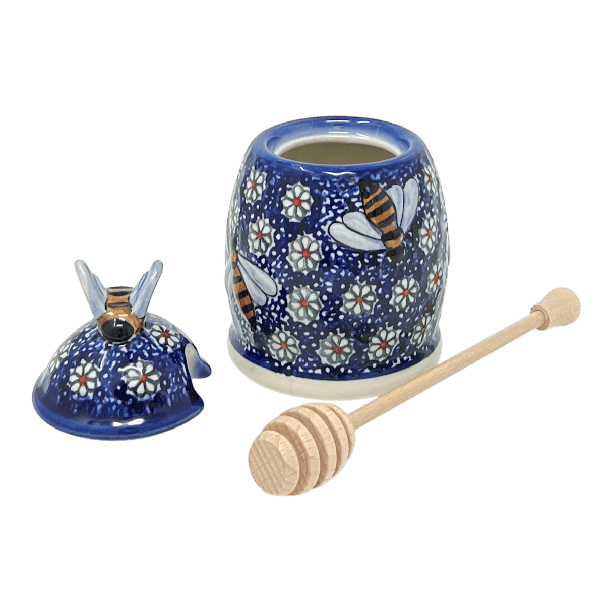 Jar, Honey, 5" in "Sea of Daisies" by Andy | NDA18-65