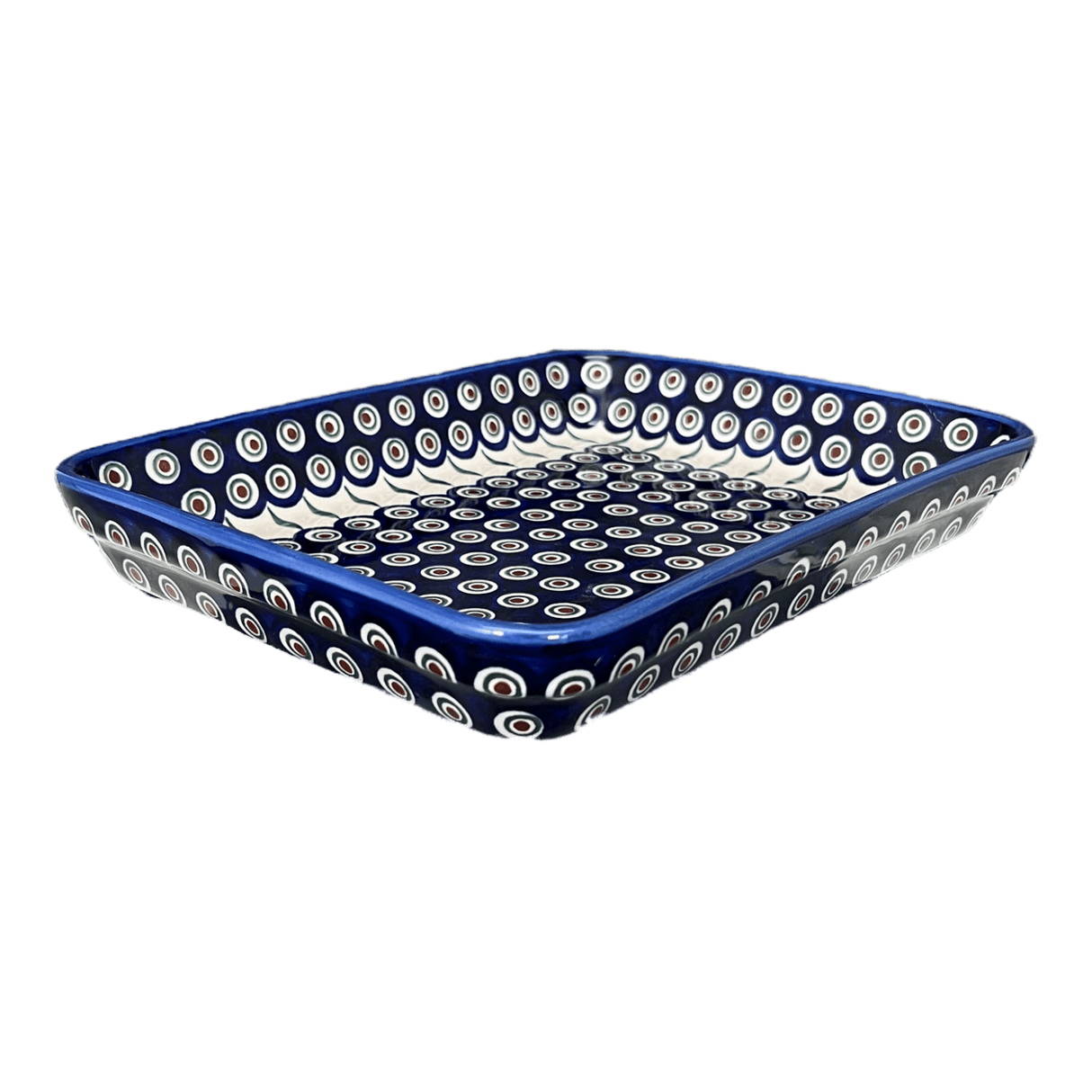 Baker, Rectangular, 9" x 11.5" in "Peacock" by Andy | NDA127-43