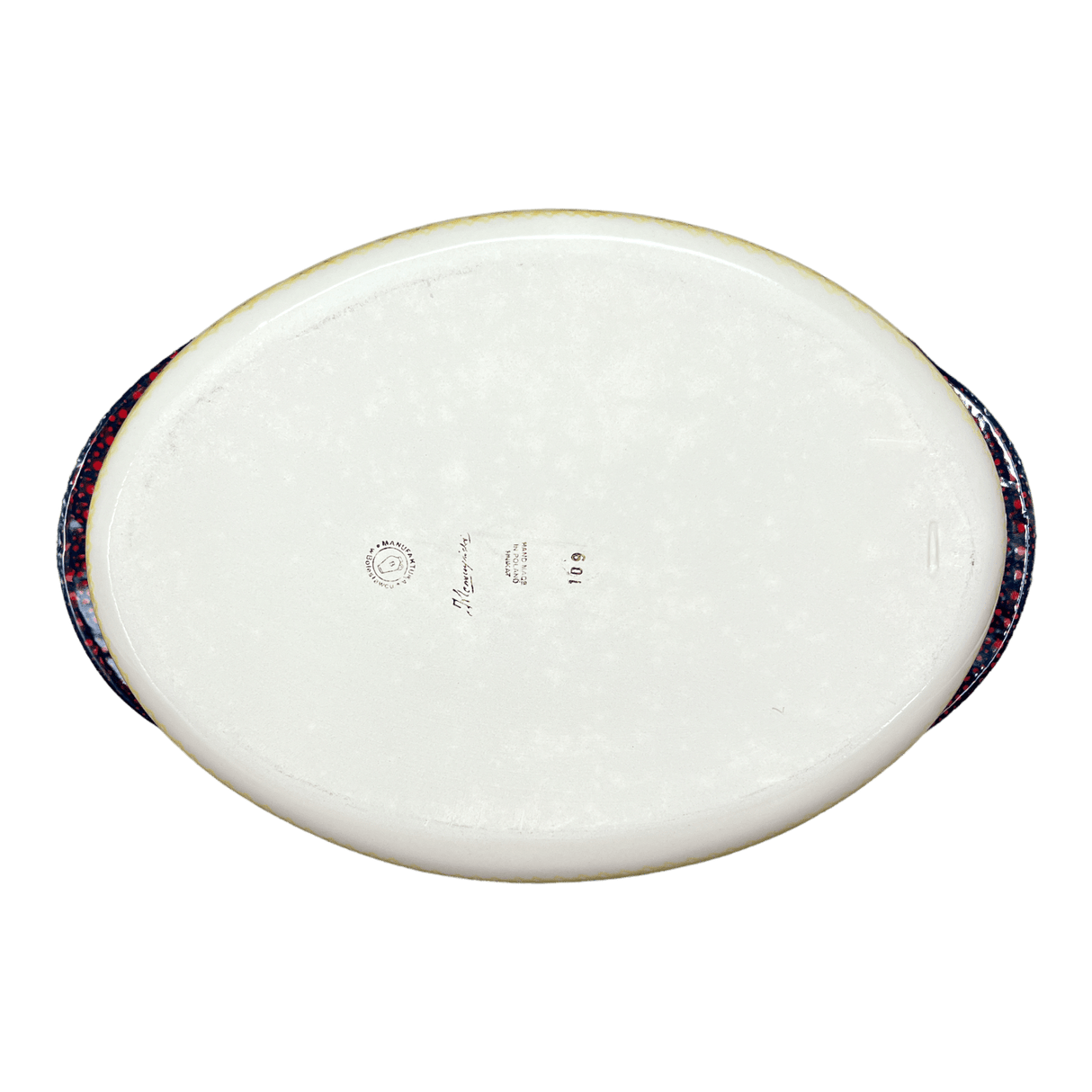 Baker, Oval, Large 10.25" x 15.5" in "Sunshine Grotto" by Manufaktura | P102S-WK52