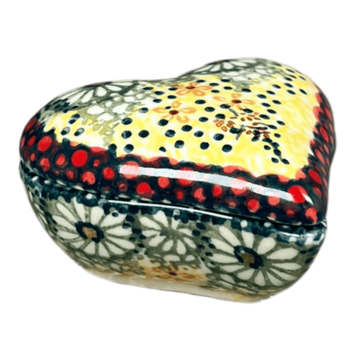 Heart Box, 3" in "Sunshine Grotto" by Manufaktura | P013S-WK52