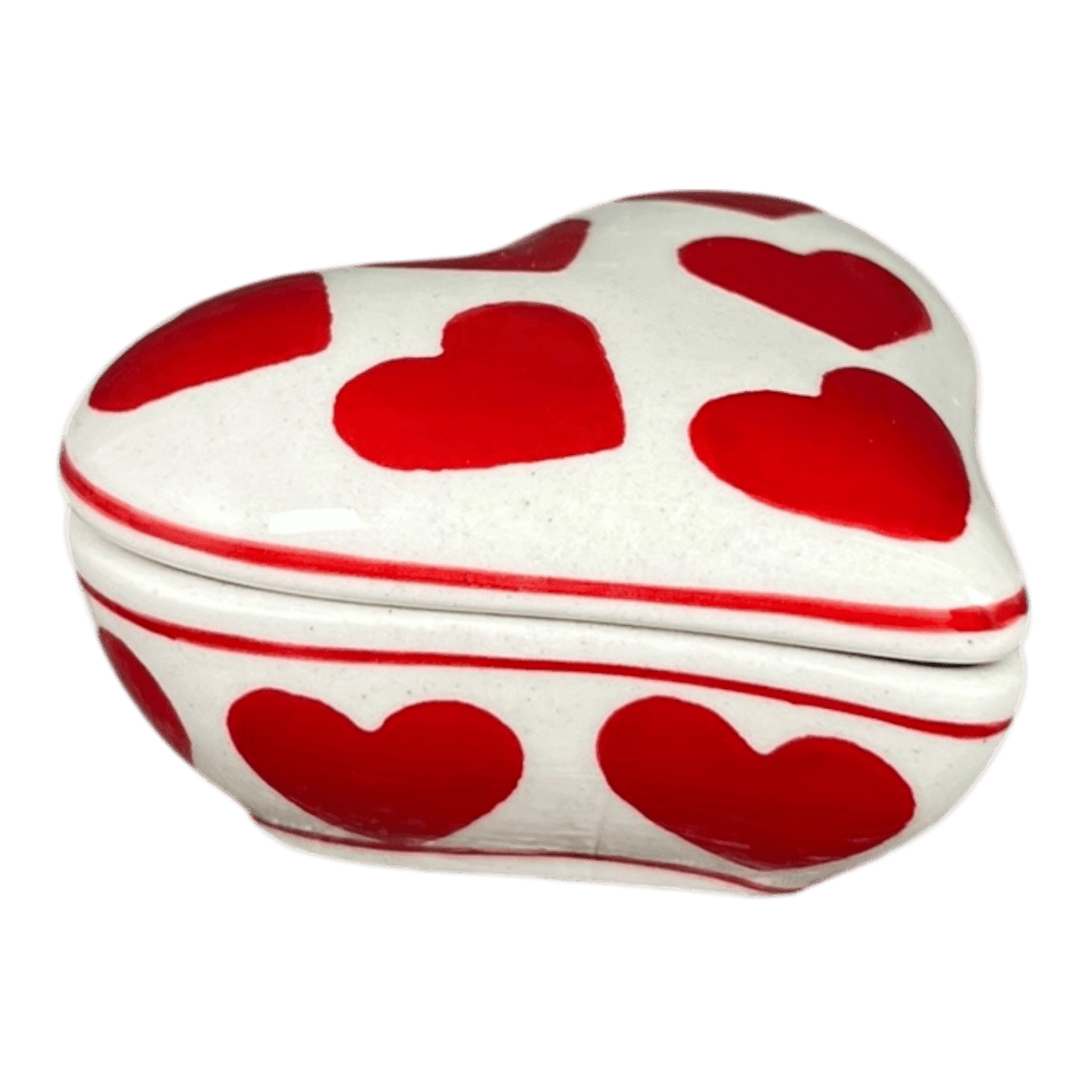 Heart Box, 3" in "Whole Hearted Red" by Manufaktura | P013T-SEDC