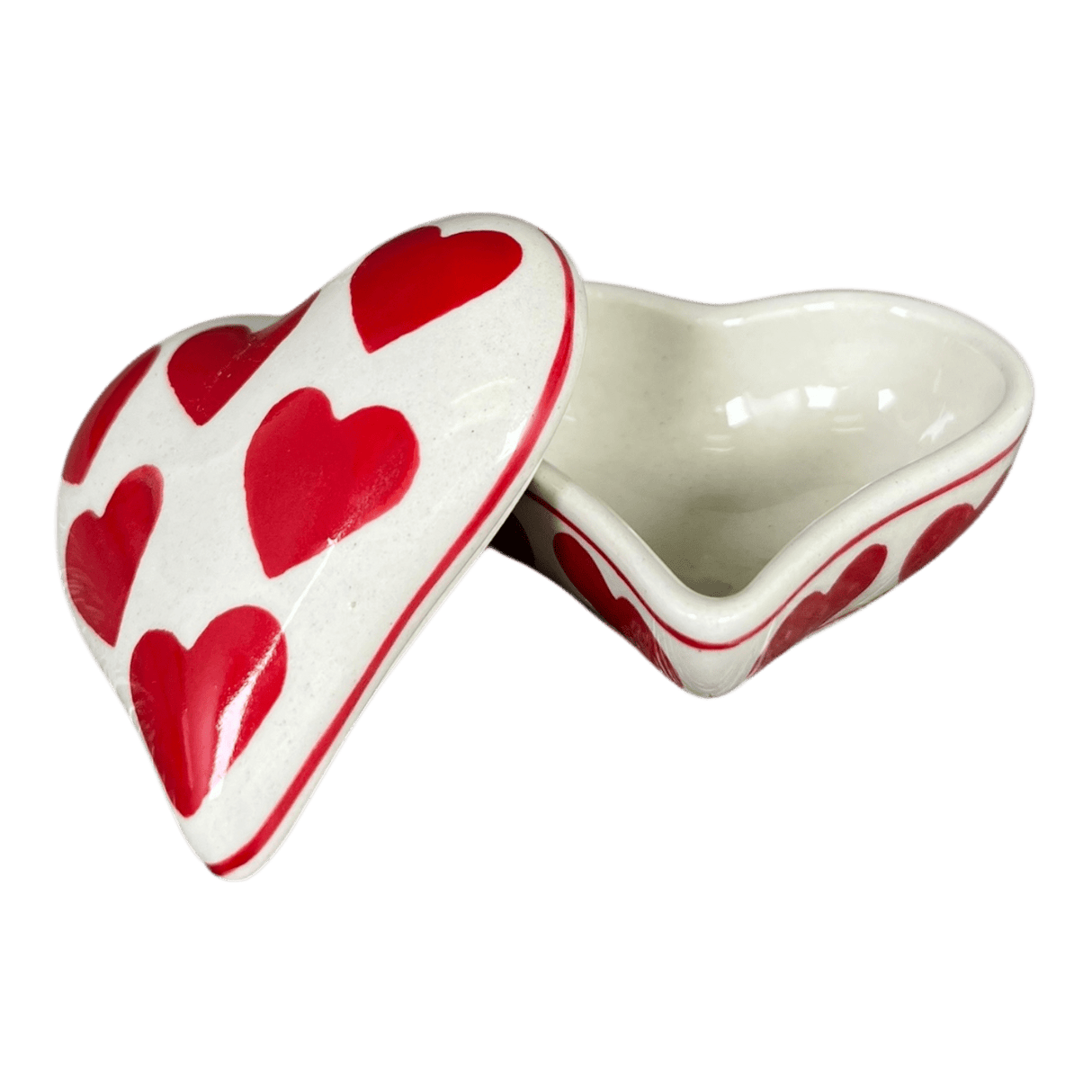 Heart Box, 3" in "Whole Hearted Red" by Manufaktura | P013T-SEDC