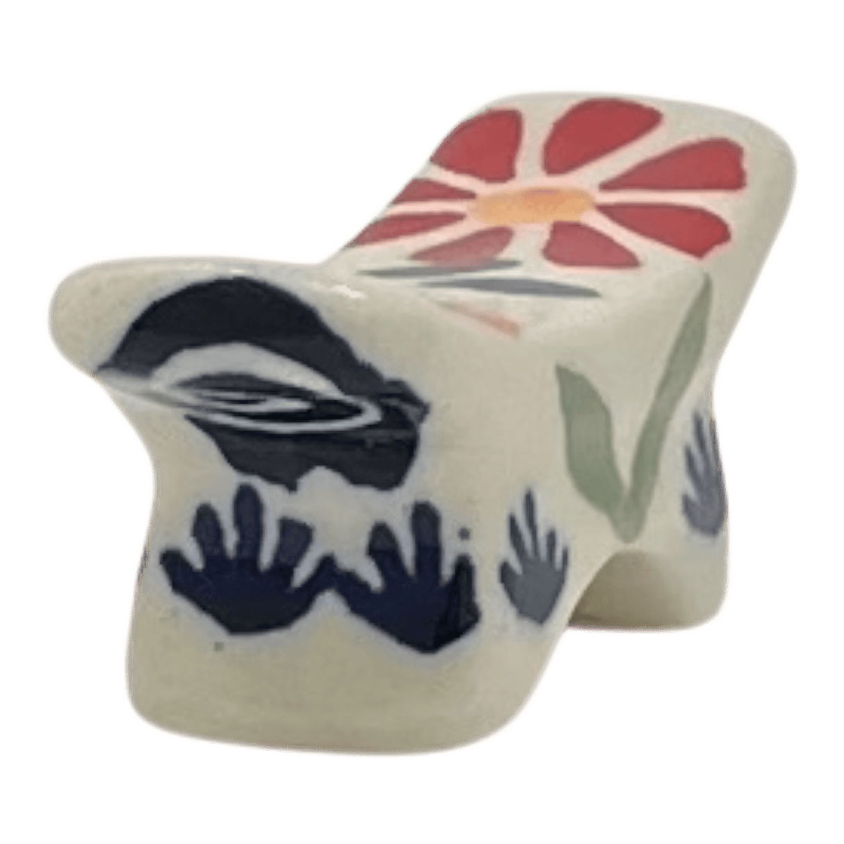 Chopstick Rest, 2" x 0.5" in "Flower Power" by Manufaktura | P021T-JS14