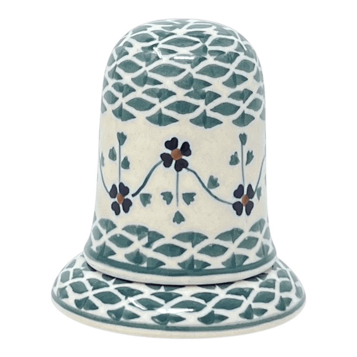 Container, Toothpick, 4" in "Woven Pansies" by Manufaktura | P024T-RV