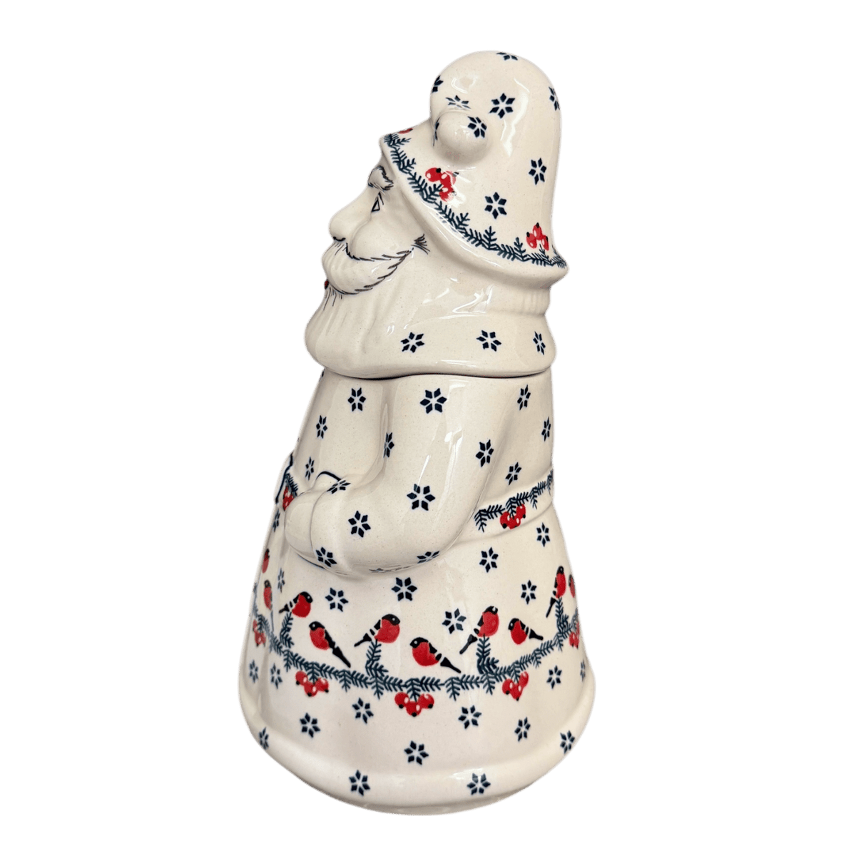 Cookie Jar, Santa, 12" in "Red Bird" by Manufaktura | P060T-GILE