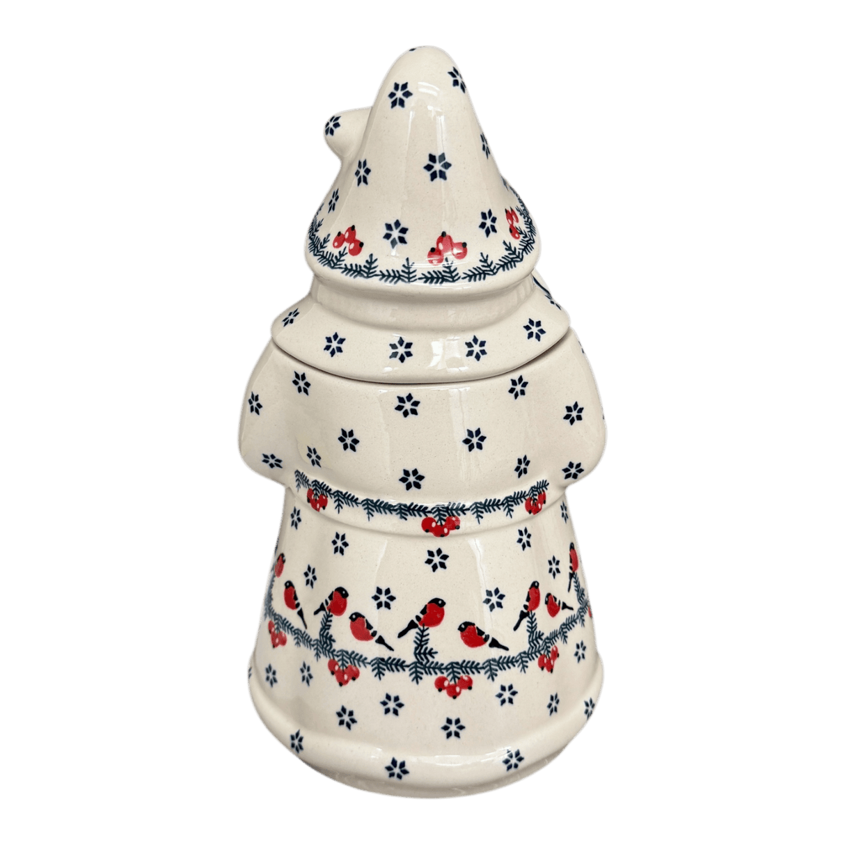 Cookie Jar, Santa, 12" in "Red Bird" by Manufaktura | P060T-GILE