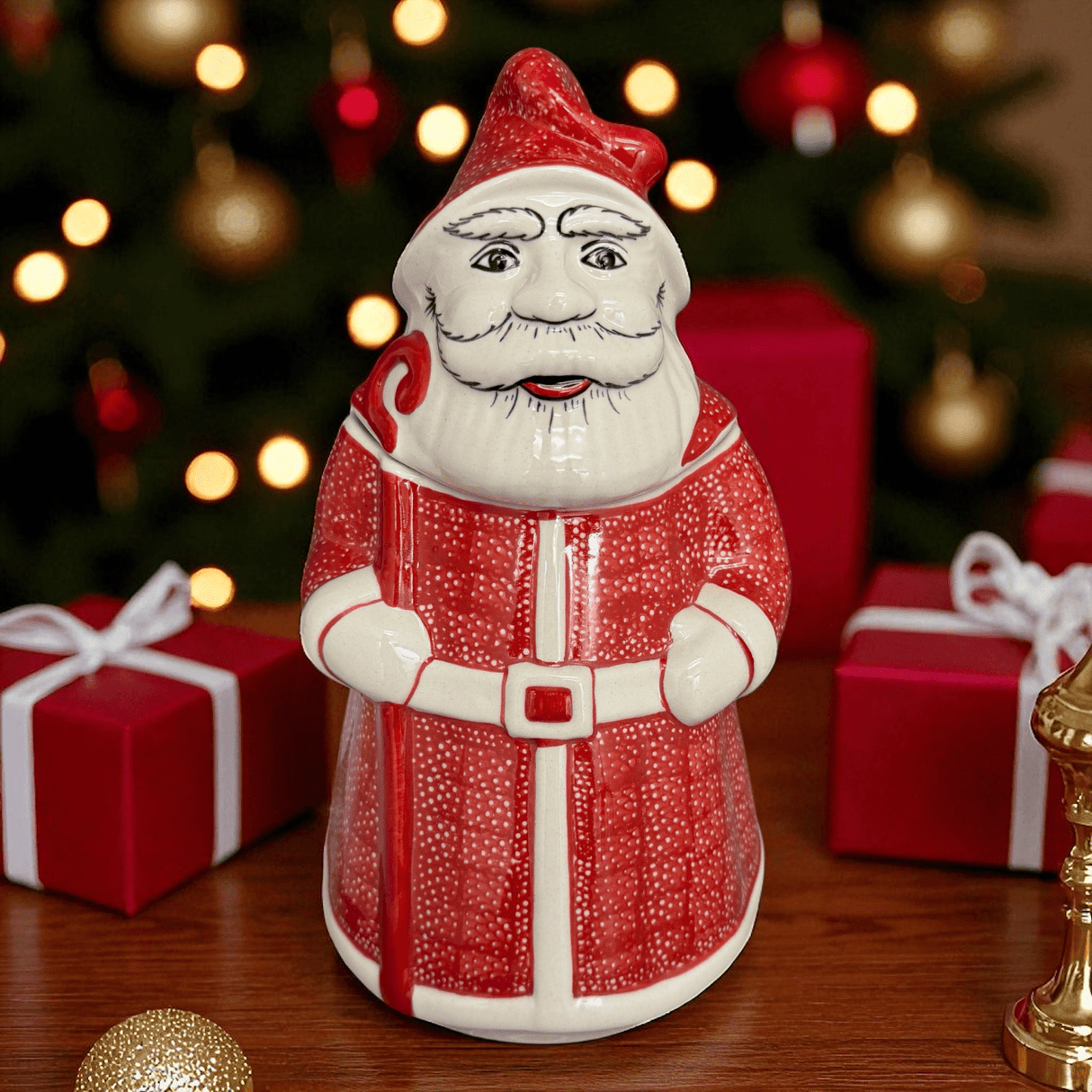 Cookie Jar, Santa, 12" in "Red Sky at Night" by Manufaktura | P060T-WCZE