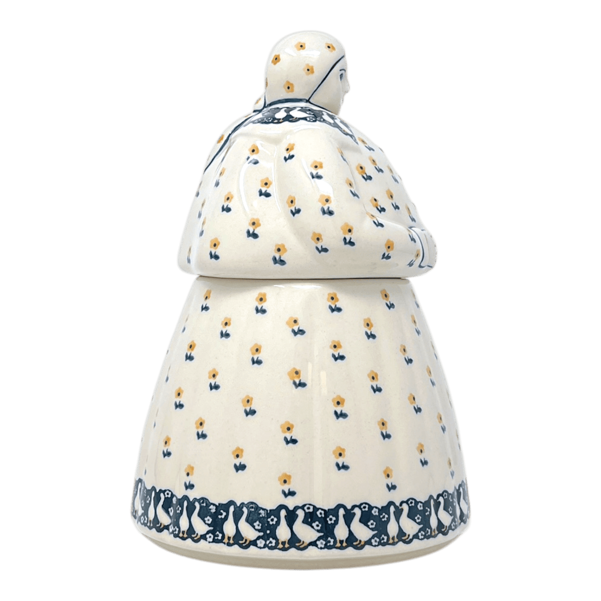 Cookie Jar, Lady, 10.5" Manufaktura (P072) in "Lucky Duck" by Manufaktura | P072T-P322