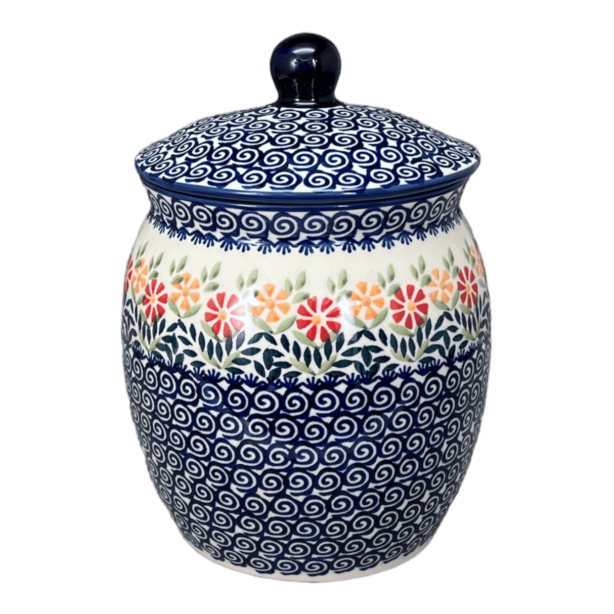 Canister, 3 Liter in "Flower Power" by Manufaktura | P083T-JS14