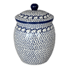 Polish Pottery 5 Liter Canister (Kitty Cat Path) | P084T-KOT6 at PolishPotteryOutlet.com