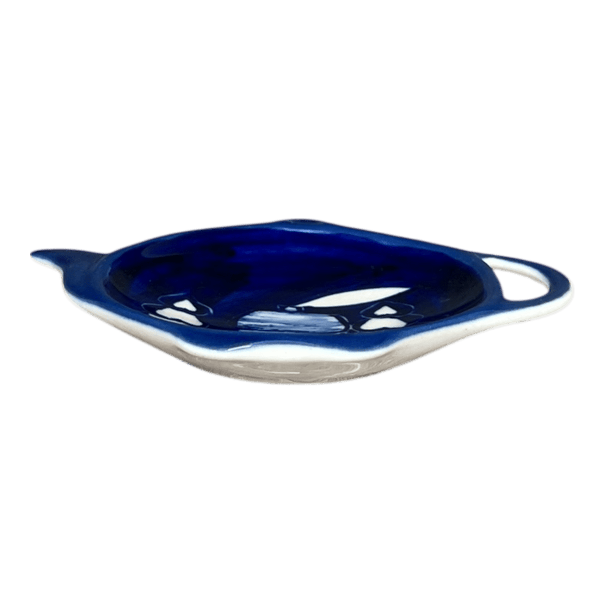 Saucer, Teapot, 4.25" x 3.25" in "Winter's Eve" by Manufaktura | P094S-IBZ