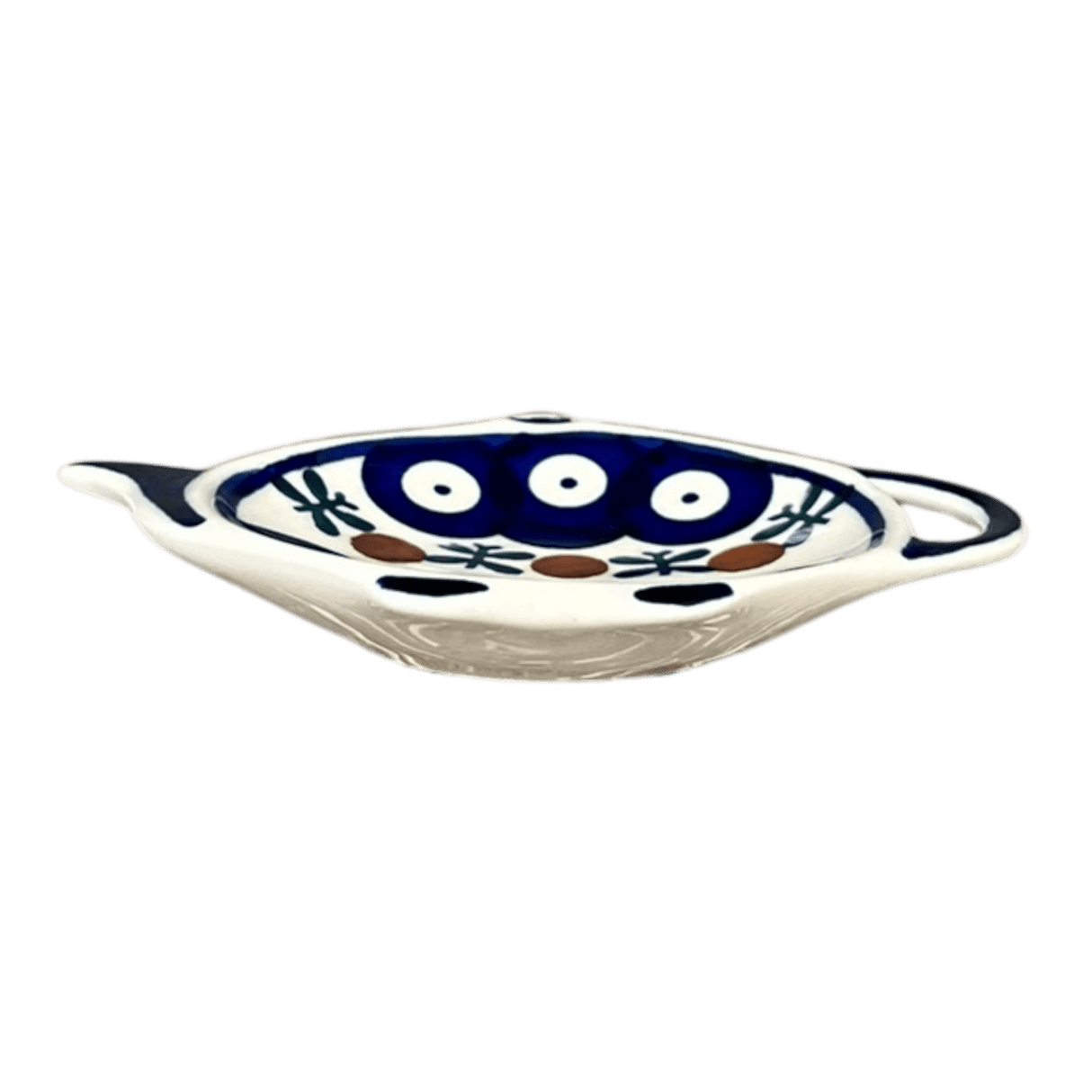 Saucer, Teapot, 4.25" x 3.25" in "Mosquito" by Manufaktura | P094T-70