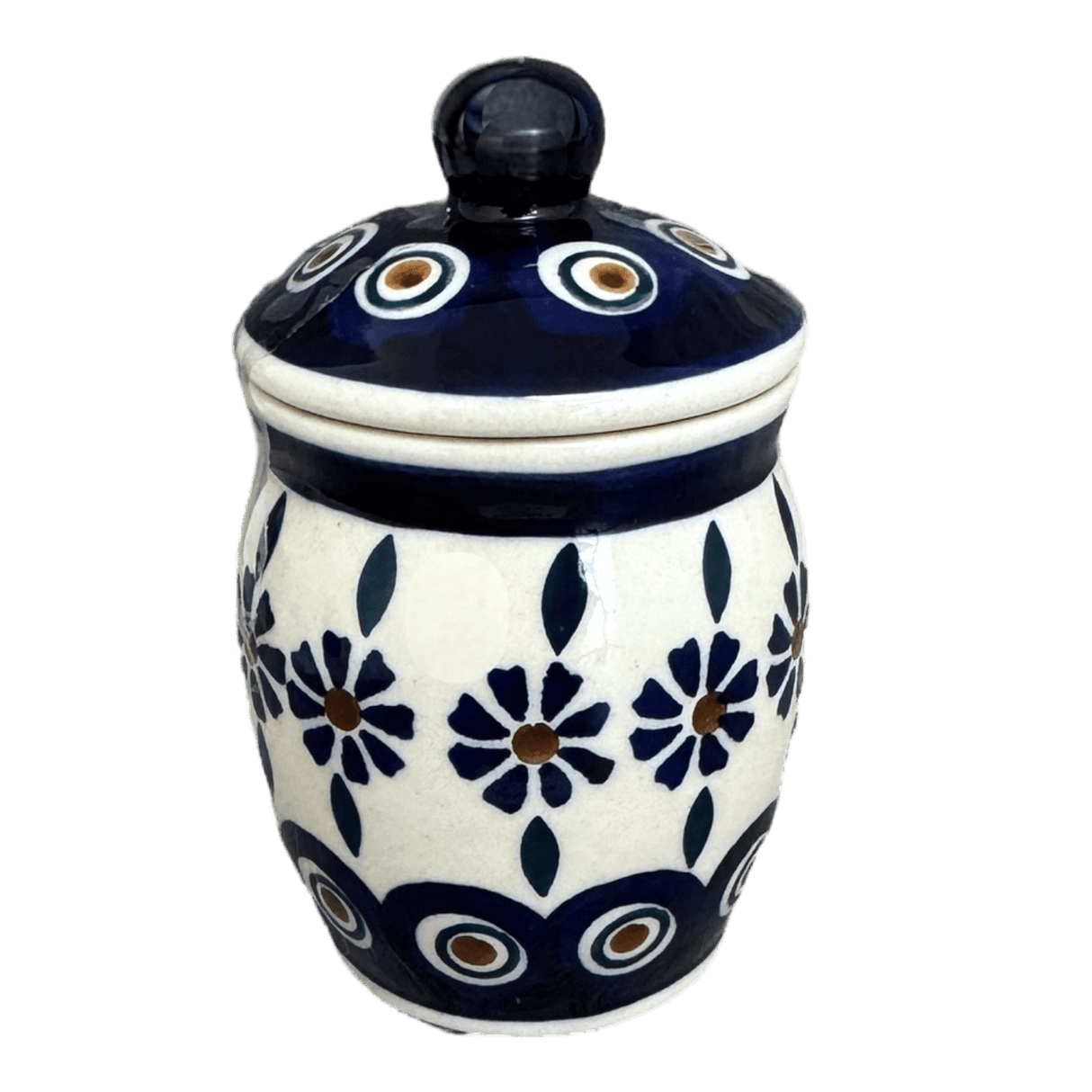 Canister, 0.25 Liter in "Floral Peacock" by Manufaktura | P095T-54KK