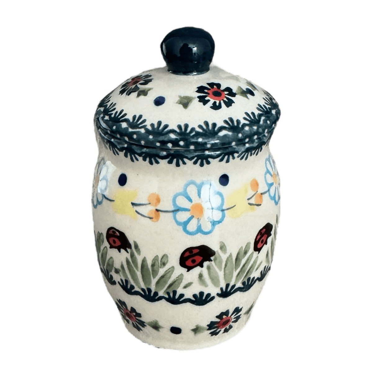Canister, 0.25 Liter in "Lady Bugs" by Manufaktura | P095T-IF45