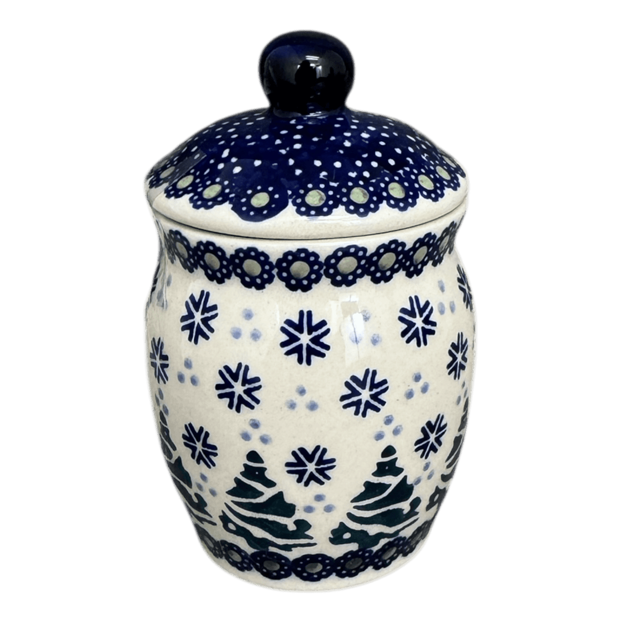 Canister, 0.25 Liter in "Snowy Pines" by Manufaktura | P095T-U22