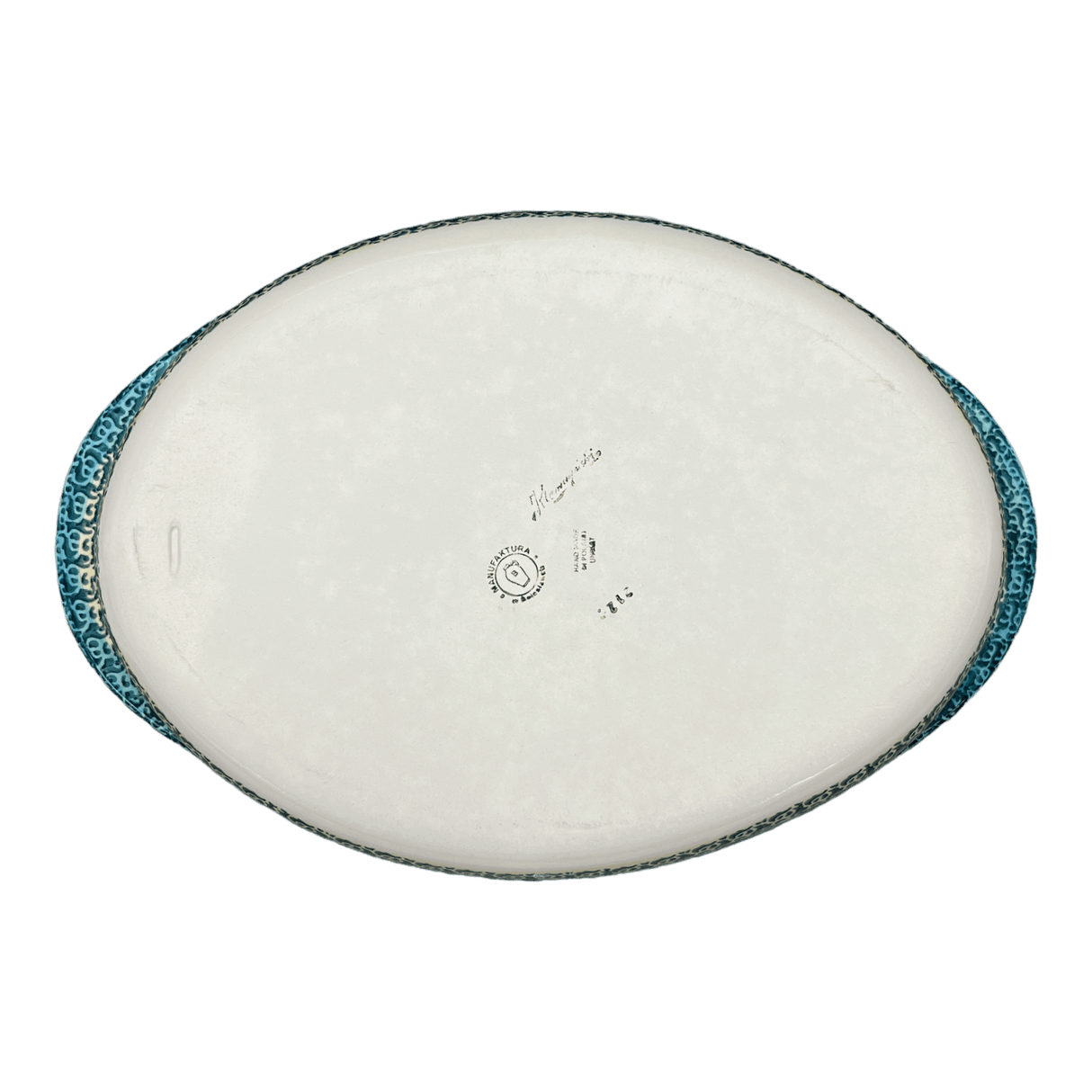 Baker, Oval, Large 10.25" x 15.5" in "Poppies in Bloom" by Manufaktura | P102S-JZ34