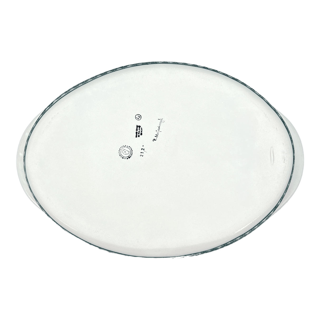 Baker, Oval, Large 10.25" x 15.5" in "Pine Forest" by Manufaktura | P102S-PS29