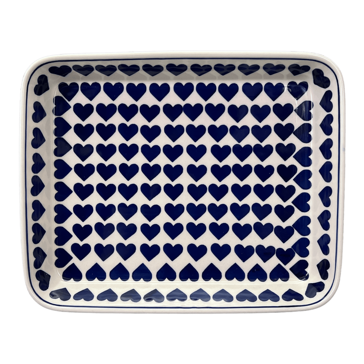 Baker, Rectangular, Shallow 10" x 13" in "Whole Hearted" by Manufaktura | P105T-SEDU
