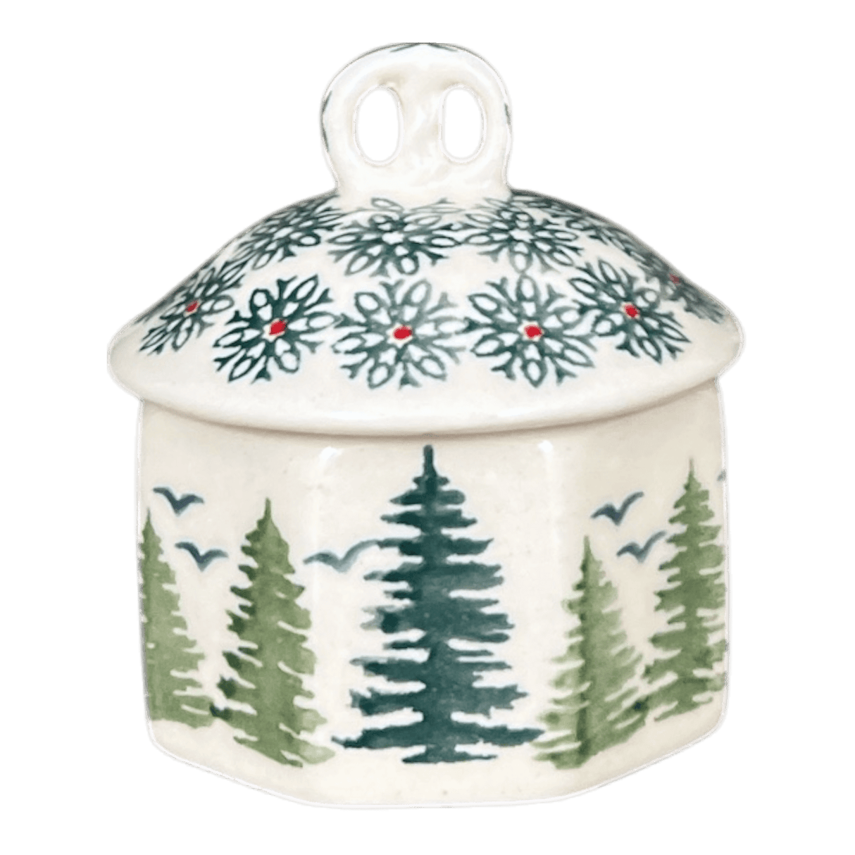 Box, Mini Pretzel, 2.75" in "Pine Forest" by Manufaktura | P106S-PS29