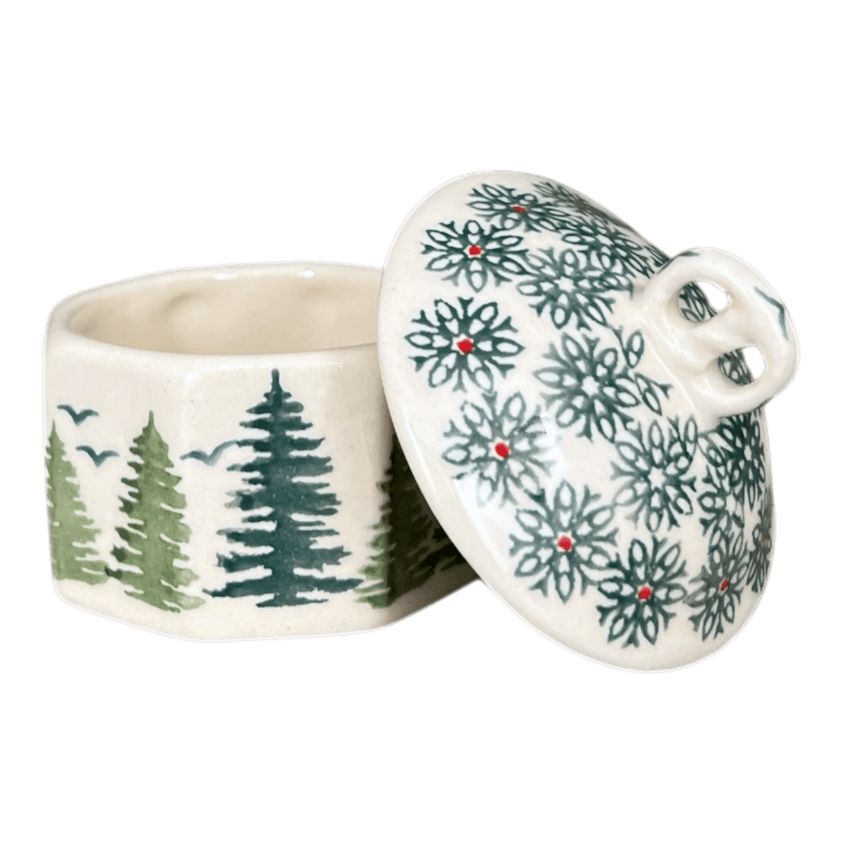 Box, Mini Pretzel, 2.75" in "Pine Forest" by Manufaktura | P106S-PS29