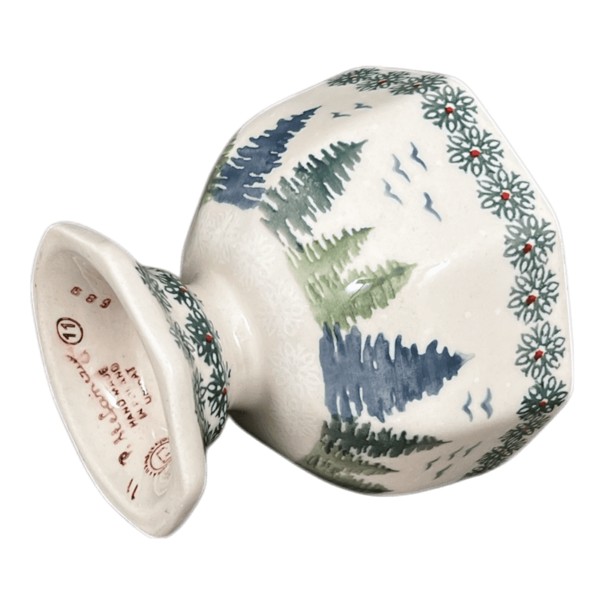 Cup, Ice Cream, 4" in "Pine Forest" by Manufaktura | P113S-PS29