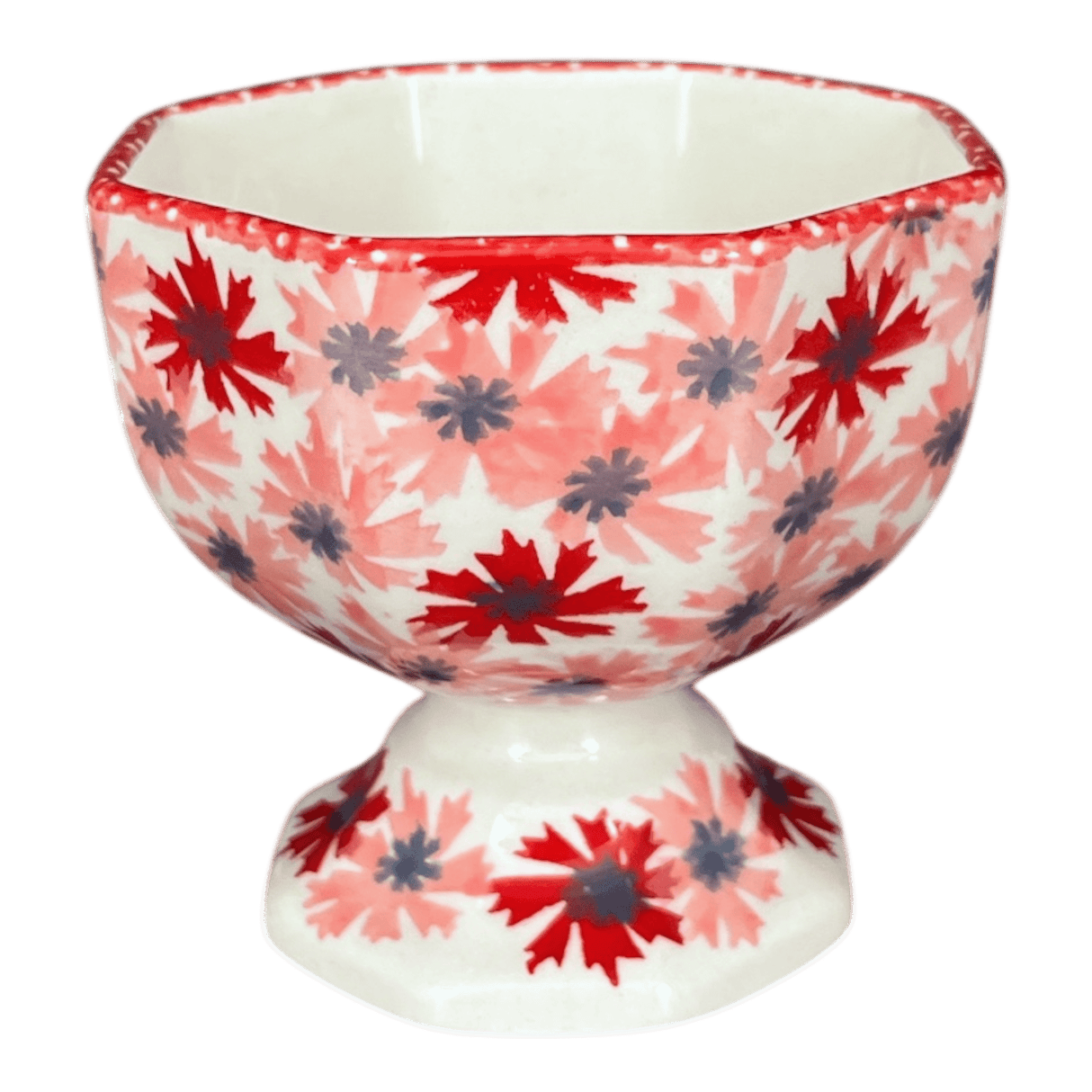 Cup, Ice Cream, 4" in "Scarlet Daisy" by Manufaktura | P113U-AS73