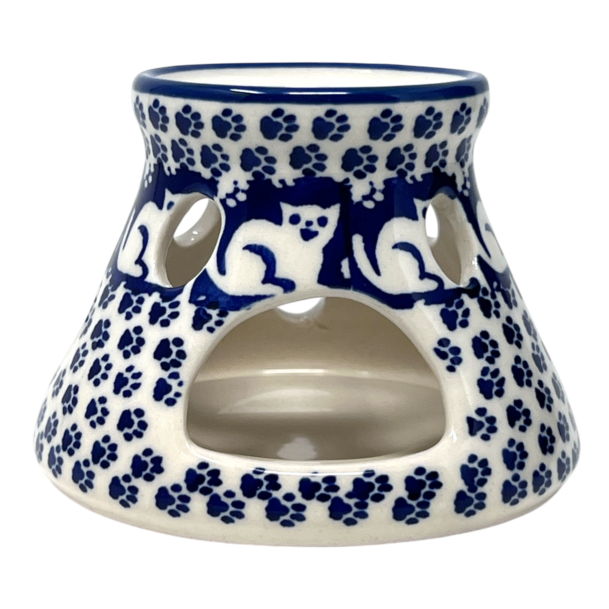 Heater/Warmer, Small 3" in "Kitty Cat Path" by Manufaktura | P137T-KOT6