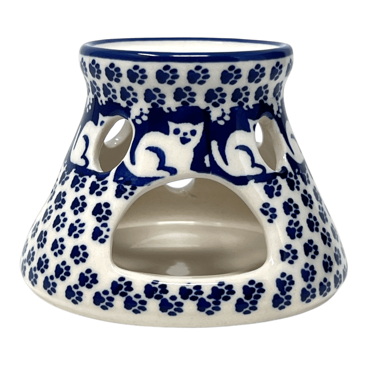 Heater/Warmer, Small 3" in "Kitty Cat Path" by Manufaktura | P137T-KOT6