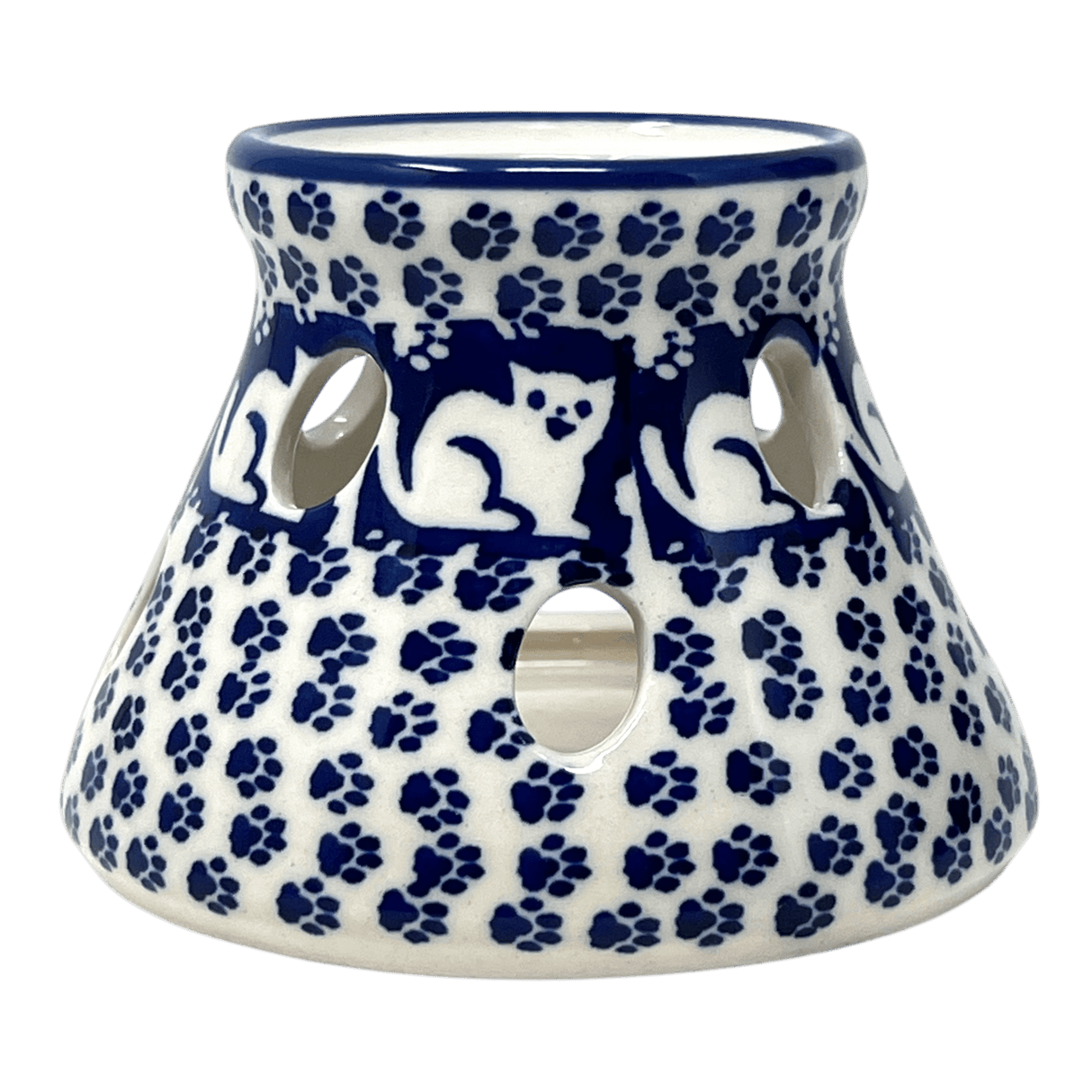 Heater/Warmer, Small 3" in "Kitty Cat Path" by Manufaktura | P137T-KOT6