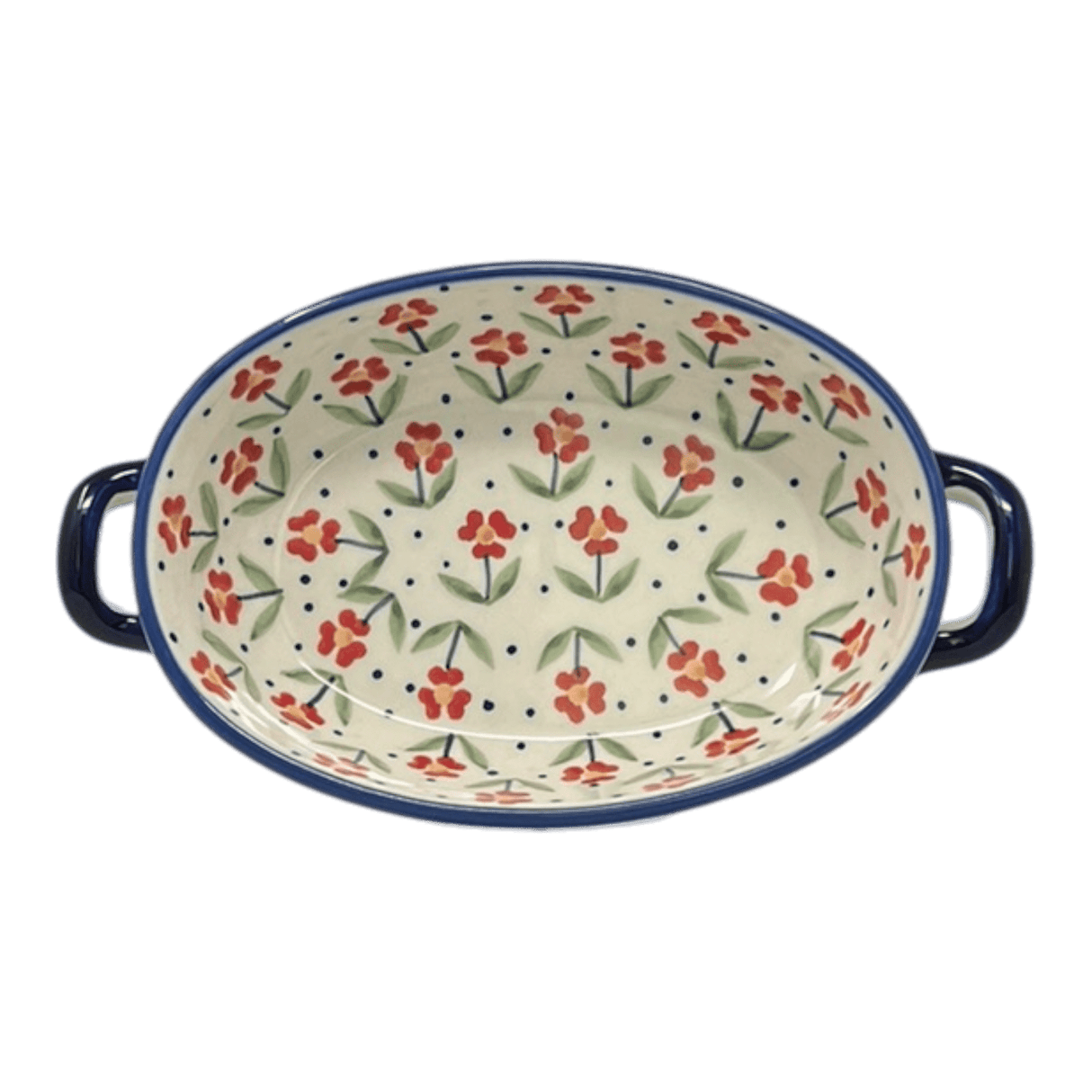 Baker, Oval, Handles, Small 8.5" x 4.75" in "Simply Beautiful" by Manufaktura | P138T-AC61