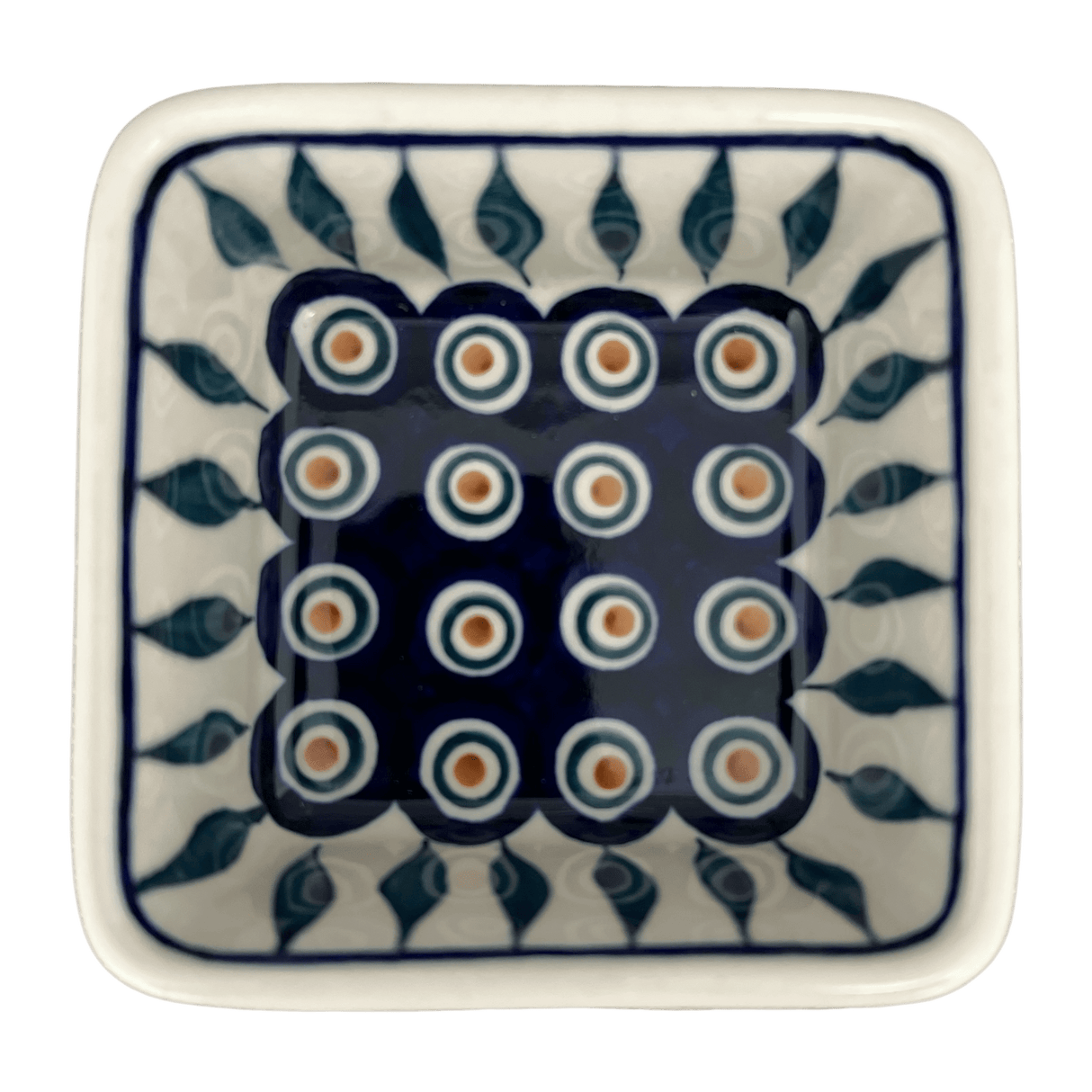Baker, Square, 3.5" in "Peacock" by Manufaktura | P150T-54