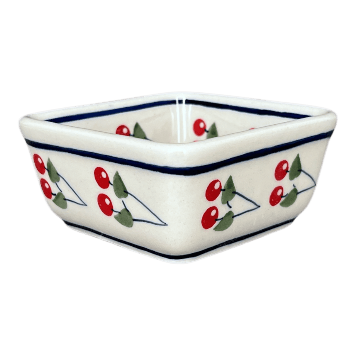 Baker, Square, 3.5" in "Cherry Dot" by Manufaktura | P150T-70WI