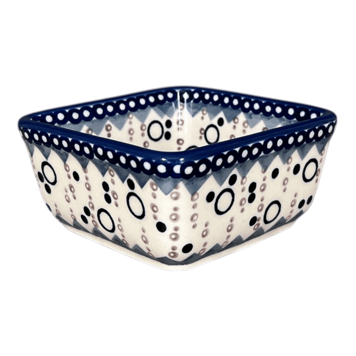 Baker, Square, 3.5" in "Bubble Blast" by Manufaktura | P150U-IZ23