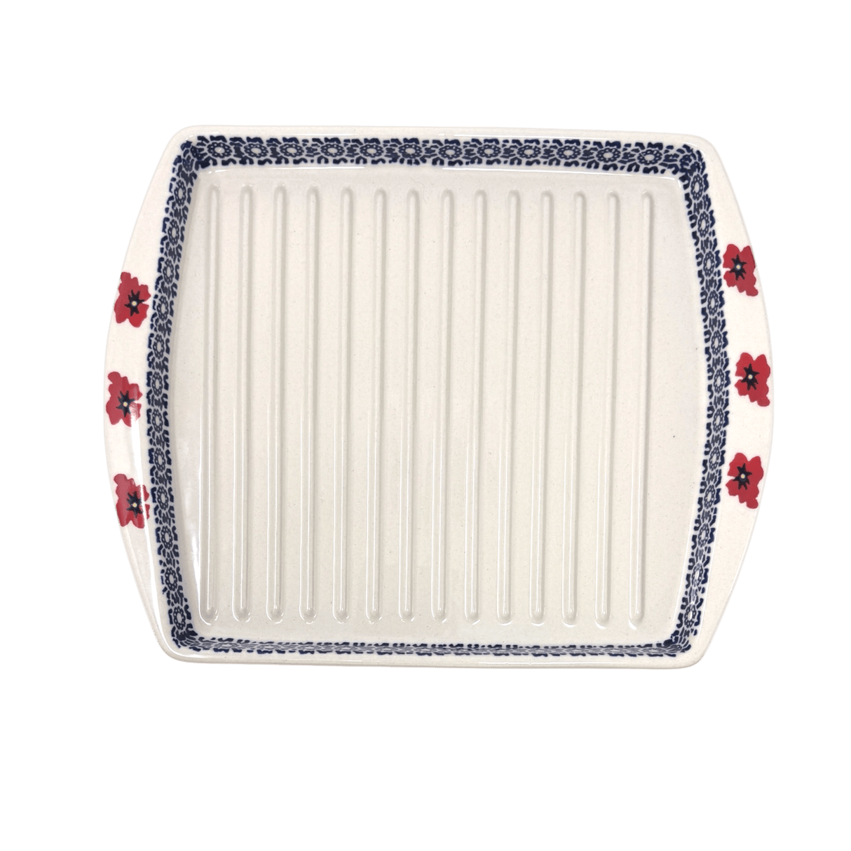 Tray, Bacon, 8.25" x 10.5" in "Poppy Garden" by Manufaktura | P191T-EJ01
