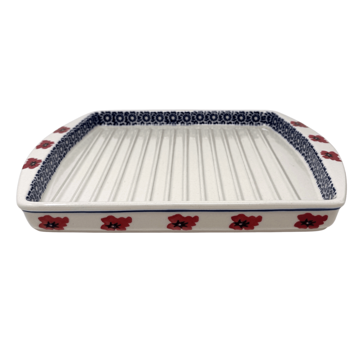 Tray, Bacon, 8.25" x 10.5" in "Poppy Garden" by Manufaktura | P191T-EJ01