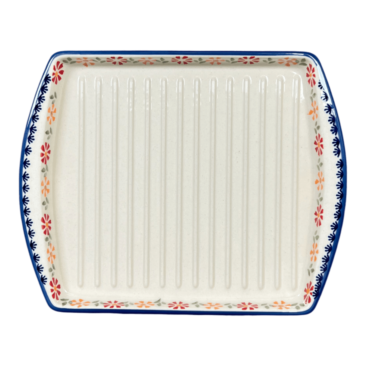 Tray, Bacon, 8.25" x 10.5" in "Flower Power" by Manufaktura | P191T-JS14