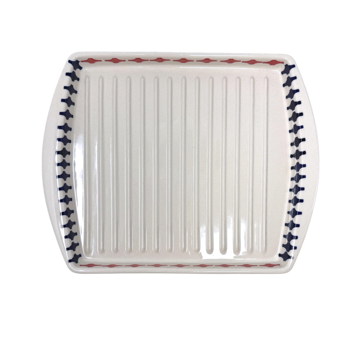 Tray, Bacon, 8.25" x 10.5" in "Shock Waves" by Manufaktura | P191U-GZ42