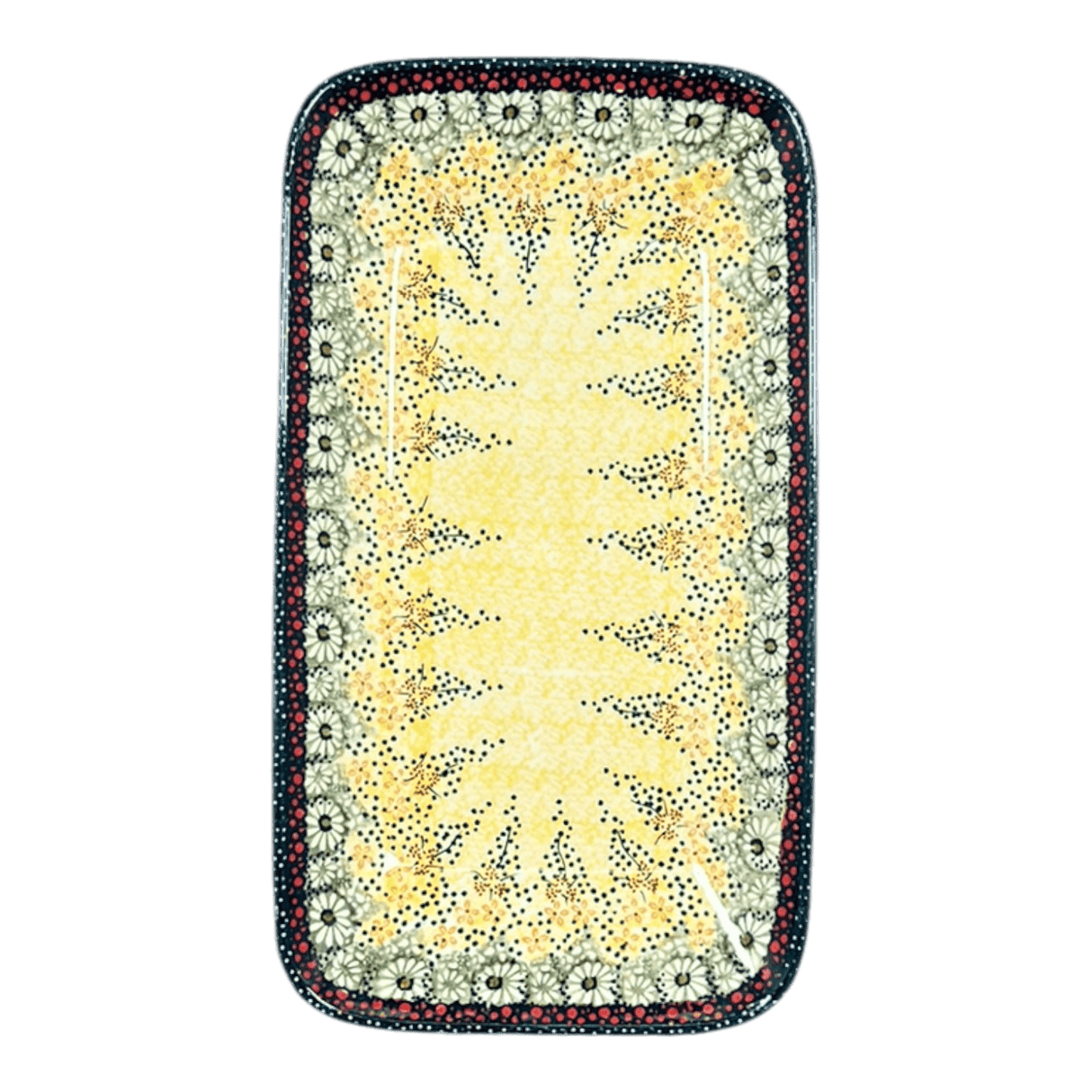 Platter, Rectangular, 14" x 8" in "Sunshine Grotto" by Manufaktura | P202S-WK52