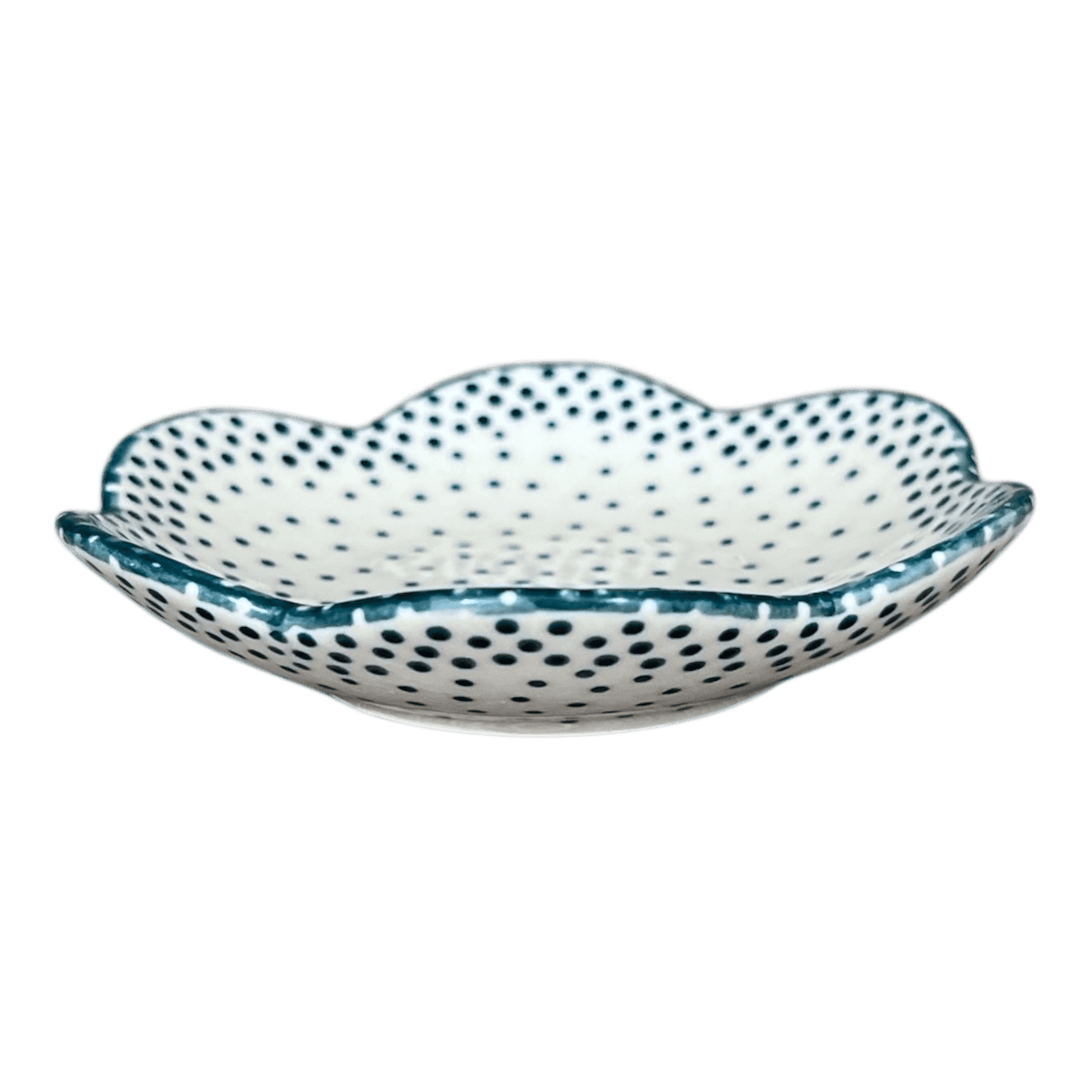 Bowl, Scalloped, Shallow, 4.25", (P205) in "Misty Green" by Manufaktura | P205U-61Z