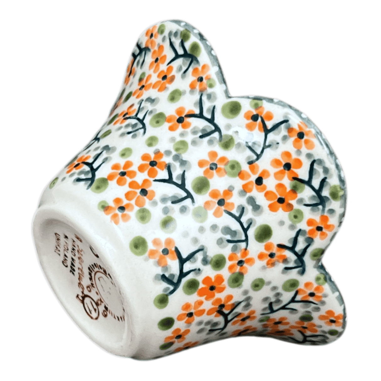 Bowl, Scalloped, 2" in "Peach Blossoms" by Manufaktura | P206S-AS46