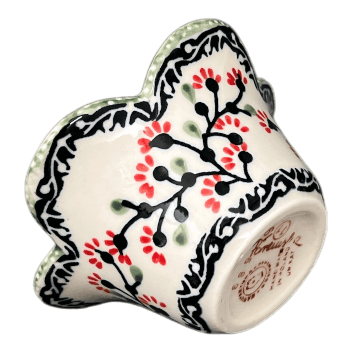 Bowl, Scalloped, 2" in "Cherry Blossoms" by Manufaktura | P206S-DPGJ