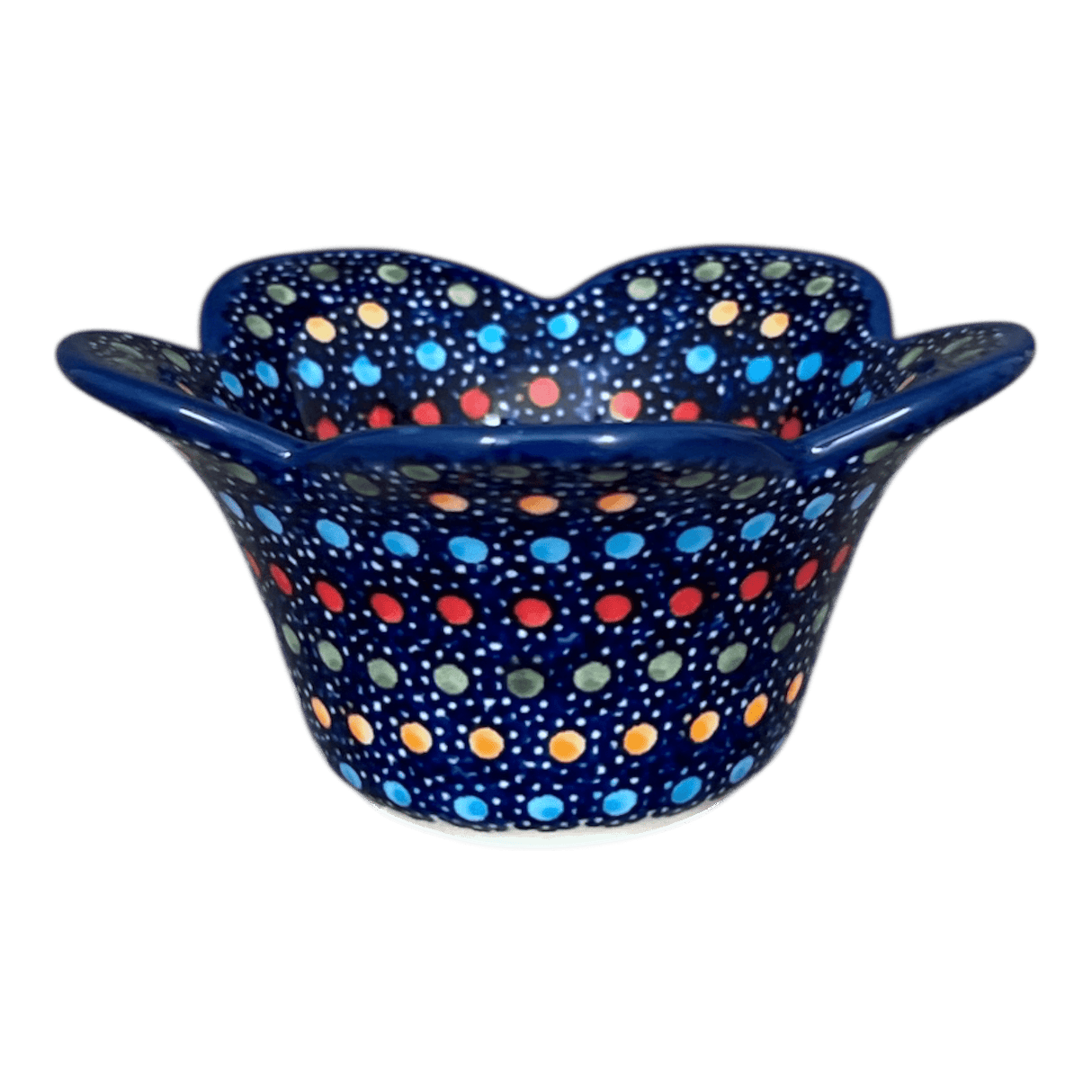 Bowl, Scalloped, 2" in "Neon Lights" by Manufaktura | P206S-IZ20