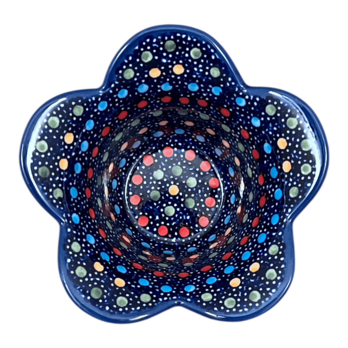 Bowl, Scalloped, 2" in "Neon Lights" by Manufaktura | P206S-IZ20