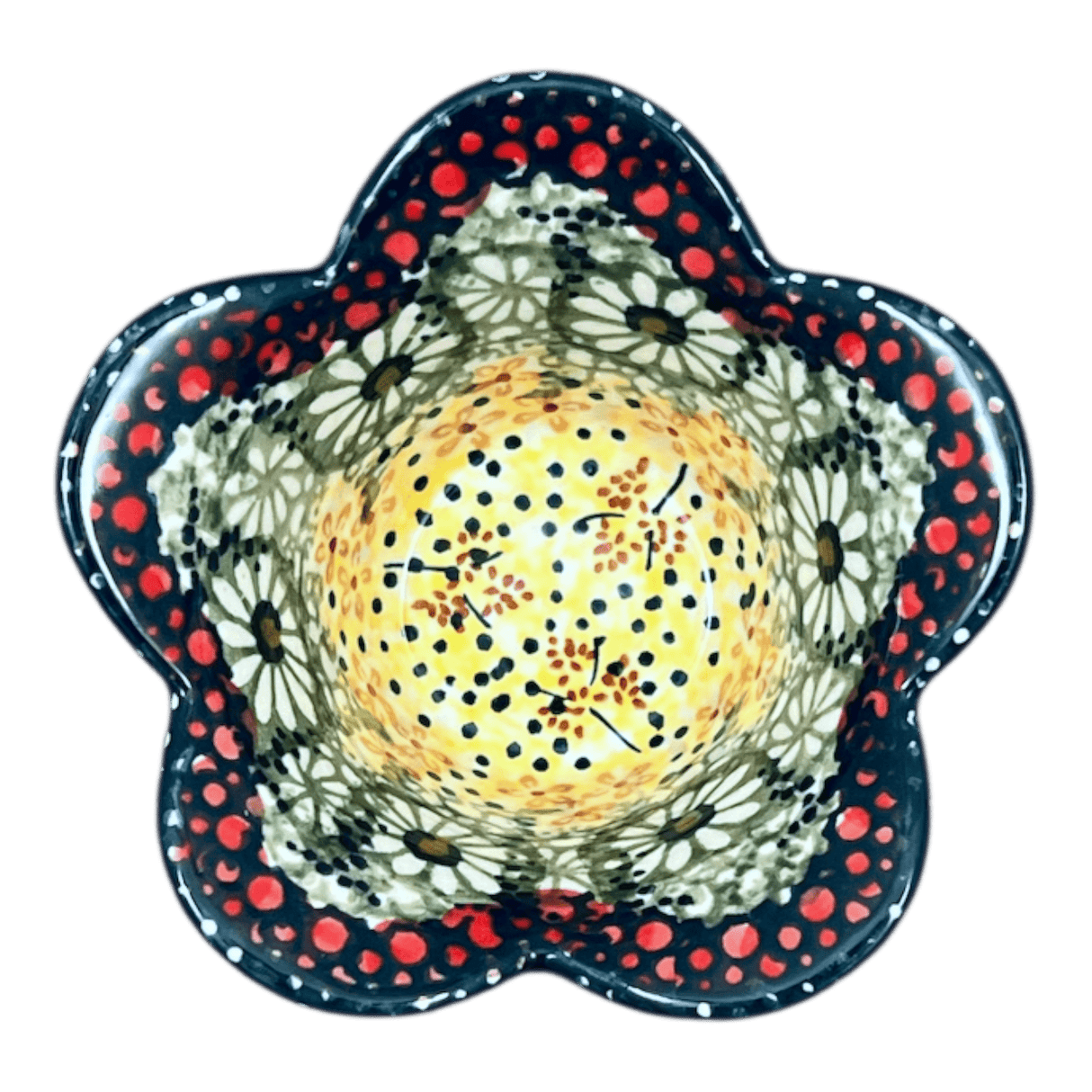 Bowl, Scalloped, 2" in "Sunshine Grotto" by Manufaktura | P206S-WK52