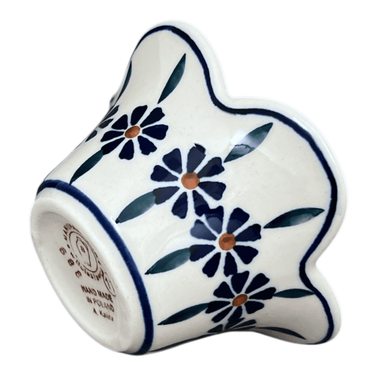 Bowl, Scalloped, 2" in "Floral Peacock" by Manufaktura | P206T-54KK